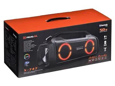 Głośnik przenośny REAL-EL X-747 Black