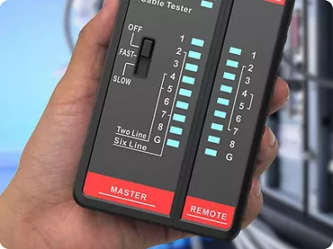 Tester przewodów sieciowych RJ11/45 Habotest HT812A