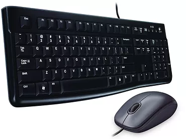 Zestaw Logitech Klawiatura K120 +Mysz M90 Black