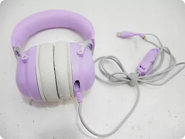 Słuchawki gamingowe Onikuma X11 kocie uszy USB fioletowe