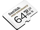 Karta microSD SanDisk High Endurance 64GB +Adapter