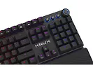 Klawiatura gamingowa mechaniczna Krux Crato RGB Outemu Brown