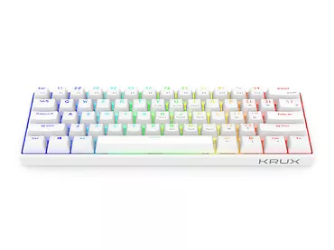 Krux Klawiatura gamingowa - Krux Neo PRO RGB Gateron Yellow BT