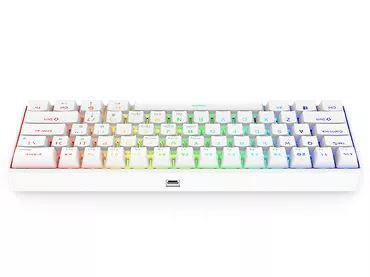 Krux Klawiatura gamingowa - Krux Neo PRO RGB Gateron Yellow BT