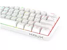 Krux Klawiatura gamingowa - Krux Neo PRO RGB Gateron Yellow BT