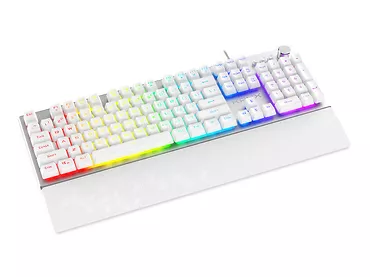 Klawiatura gamingowa Krux Frost Silver RGB Gaming