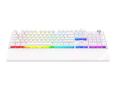 Klawiatura gamingowa Krux Frost Silver RGB Gaming