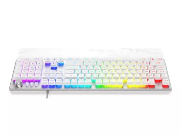 Klawiatura gamingowa Krux Frost Silver RGB Gaming