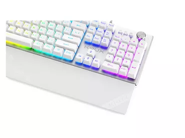 Klawiatura gamingowa Krux Frost Silver RGB Gaming