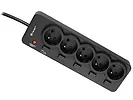 LISTWA ZASILAJĄCA TRACER POWERGUARD PRO 1.8 M BLACK