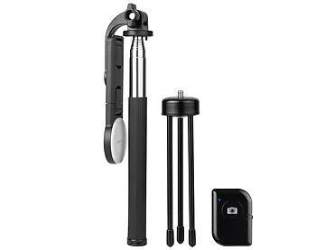 Statyw & Selfie Stick TRACER z lampką i pilotem BT