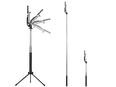 Statyw & Selfie Stick TRACER z lampką i pilotem BT