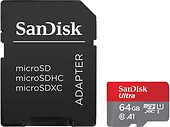 SanDisk ULTRA microSDXC 64GB 140MB/s + SD ADAPTER