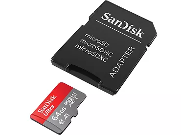 SanDisk ULTRA microSDXC 64GB 140MB/s + SD ADAPTER