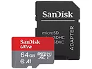 SanDisk ULTRA microSDXC 64GB 140MB/s + SD ADAPTER