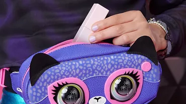 Interaktywna Torebka Nerka Gepart Purse Pets Światło Dźwięk