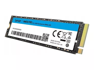 Dysk SSD Lexar NM610 Pro 2TB M.2 PCIe Gen3x4 NVMe 3300 MB/s