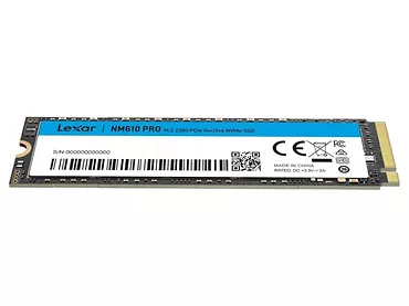 Dysk SSD Lexar NM610 Pro 2TB M.2 PCIe Gen3x4 NVMe 3300 MB/s