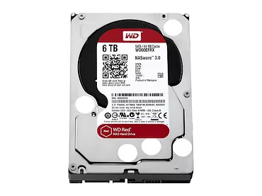 Dysk Western Digital Red 6TB 3.5 SATA 6GB/s 64MB (WD60EFRX) odnowiony przez producenta