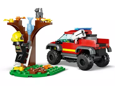 LEGO City 60393 Wóz strażacki 4x4 - misja ratunkowa