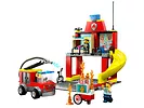 LEGO City 60375 Remiza strażacka i wóz strażacki