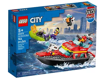 LEGO City 60373 Łódź strażacka