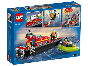 LEGO City 60373 Łódź strażacka