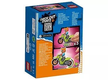 LEGO City - Motocykl kaskaderski z niedźwiedziem 60356