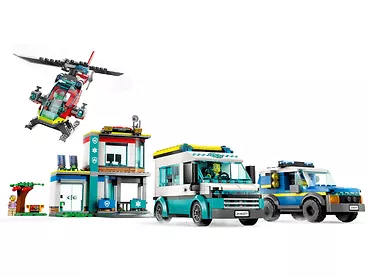 LEGO City 60371 Parking dla pojazdów uprzywilejowanych