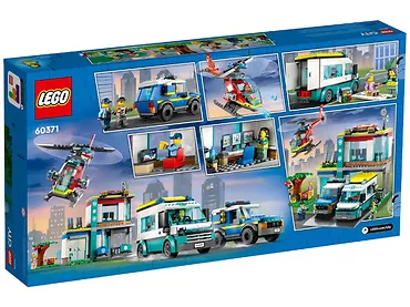 LEGO City 60371 Parking dla pojazdów uprzywilejowanych