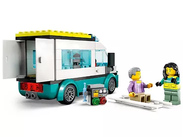 LEGO City 60371 Parking dla pojazdów uprzywilejowanych