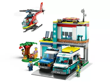 LEGO City 60371 Parking dla pojazdów uprzywilejowanych
