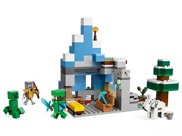 LEGO Minecraft 21243 Ośnieżone szczyty