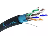 Kabel sieciowy skrętka 100M Extralink CAT5E FTP (F/UTP) Zewnętrzny