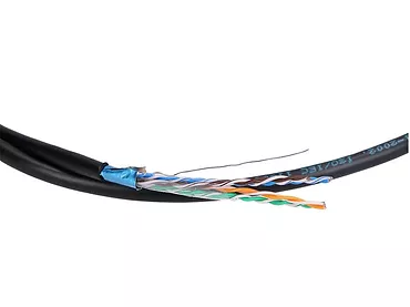 Kabel sieciowy skrętka 100M Extralink CAT5E FTP (F/UTP) Zewnętrzny