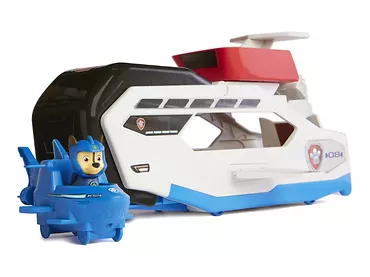 Psi Patrol - Wielorybi Patrolowiec wodny Aqua Pups + figurka Chase'a + pojazd