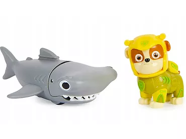 Psi Patrol Aqua Pups Zestaw Figurka Rubble + Rekin Głowomłot 20139323