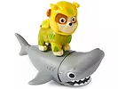 Psi Patrol Aqua Pups Zestaw Figurka Rubble + Rekin Głowomłot 20139323