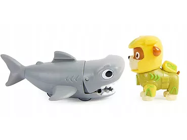 Psi Patrol Aqua Pups Zestaw Figurka Rubble + Rekin Głowomłot 20139323