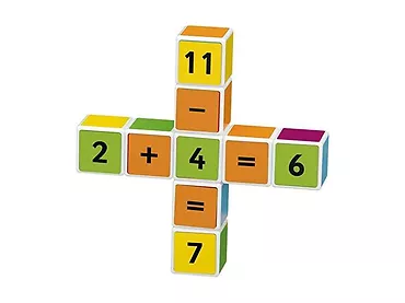 Geomag Klocki magnetyczne Magicube Liczby zestaw 16 kostek i 45 nakładek