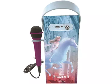 Lexibook Kraina Lodu Zestaw Karaoke: Przenośny Głośnik Bluetooth + Mikrofon