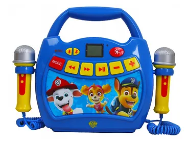 Głośnik karaoke Psi Patrol z mikrofonami