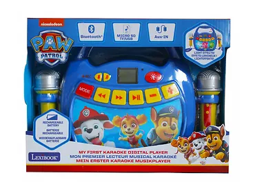 Głośnik karaoke Psi Patrol z mikrofonami