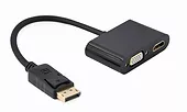 Adapter DisplayPort do HDMI + VGA