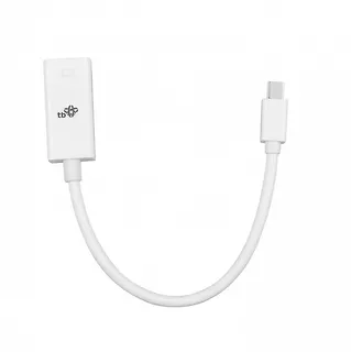 Adapter Mini DisplayPort M - HDMI F biały