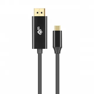 Kabel USB C - Displayport 2m czarny