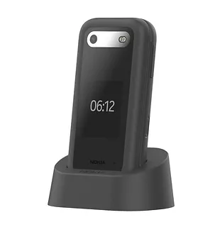 Telefon 2660 Flip Black + stacja ładująca