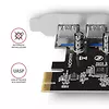 PCEU-430VL Kontroler PCIe 4x port USB 3.2 GEN 1, UASP