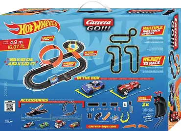 Tor wyścigowy GO!!! Hot Wheels 4,9 m