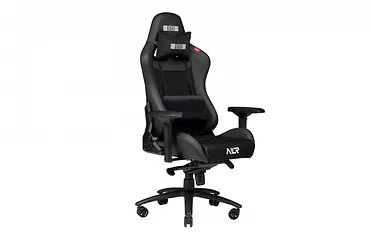 Krzesło NLR ProGaming Czarna skóra i zamsz